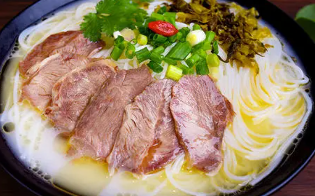 高汤羊肉粉